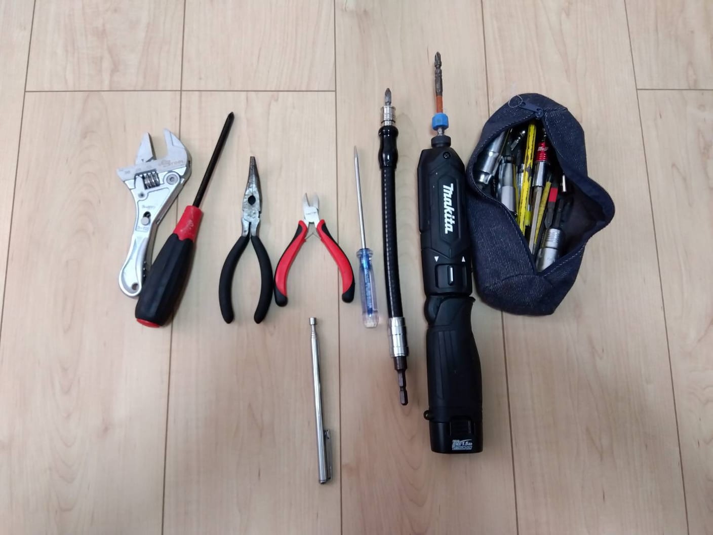 分解洗浄で使う工具